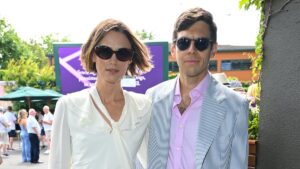 Keira Knightley and husband James Righton hold hands at Wimbledon three months after putting divorce rumours to bed