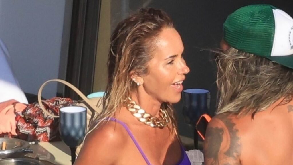 Ciggie-smoking Pip Edwards lets loose in Mykonos like no one is watching: Who’s who of socialites – including a skinny Shelley Sullivan – party on a yacht for wild Euro summer