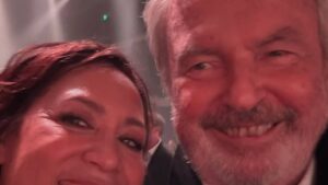 Sam Neill pictured for the final time: Jurassic Park star looked happy and healthy as he attended the Aria Hall Of Fame Awards just four weeks ago – before his ‘sudden and unexpected’ death aged 78