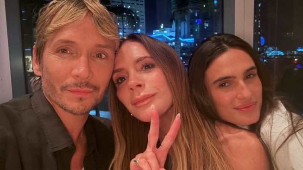 Victoria Beckham hits the town for a girls’ night out in Miami after her Posh pout at the England match went viral