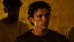 Tom Holland is branded ‘comic book basic’ and ‘wrong for the role’ of Telemachus as The Odyssey reviews criticise Brit actor’s ‘American accent’