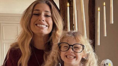 Stacey Solomon says she is heartbroken as daughter Rose, four, finishes nursery and she thanks teachers for ‘raising my babies with me’ in sweet post