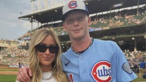 Kristin Cavallari flashes taut midriff cozying up to baseball hunk after fans unearthed flirty Travis Kelce exchange