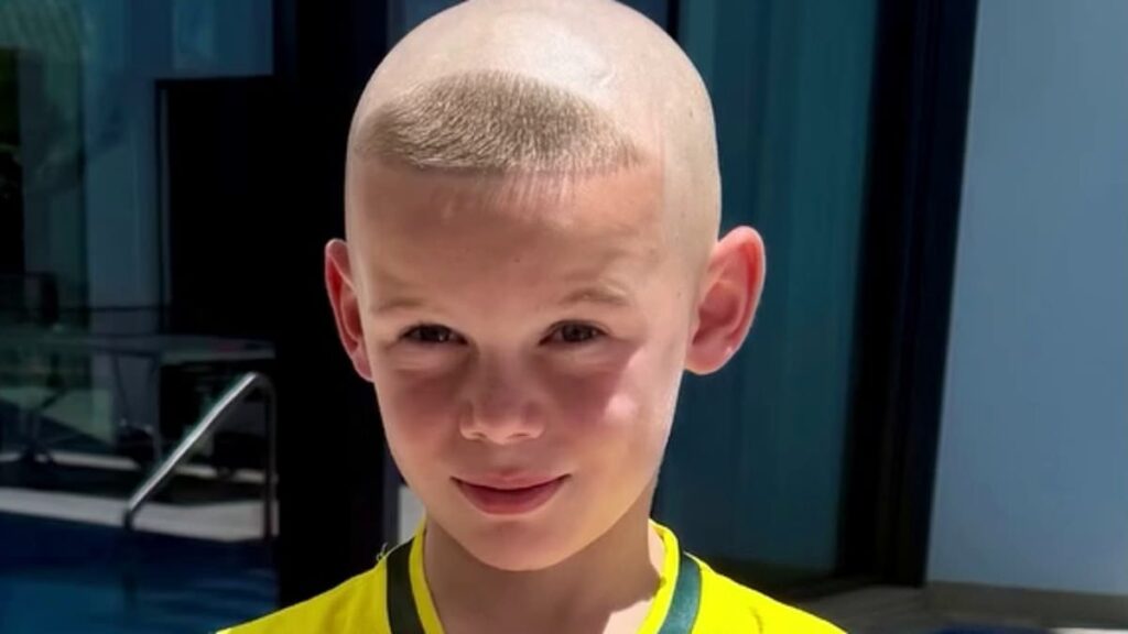 Wayne and Coleen Rooney’s son Cass takes inspiration from legendary Brazilian player Ronaldo as he copies his iconic 2002 World Cup haircut