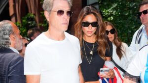Pia Whitesell parties at World Cup final with husband Patrick, Matt Damon and wife Luciana Barroso in a six-figure private box – as Nova radio host Lauren Phillips misses work to join them