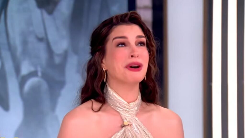 Whoopi Goldberg makes pregnant Anne Hathaway CRY as she praises actress on The View
