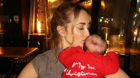 How Georgia Harrison finally found happiness: Star lives idyllic family life with partner Jack and their daughter – as her convicted sex offender ex Stephen Bear faces prison AGAIN