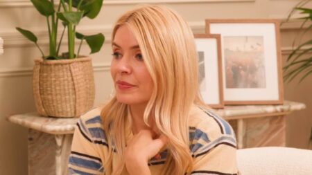Holly Willoughby, 45, tells Katherine Ryan she was ‘jealous’ when she fell pregnant in her 40s and admits she ‘wishes she had another baby’ on second episode of YouTube show