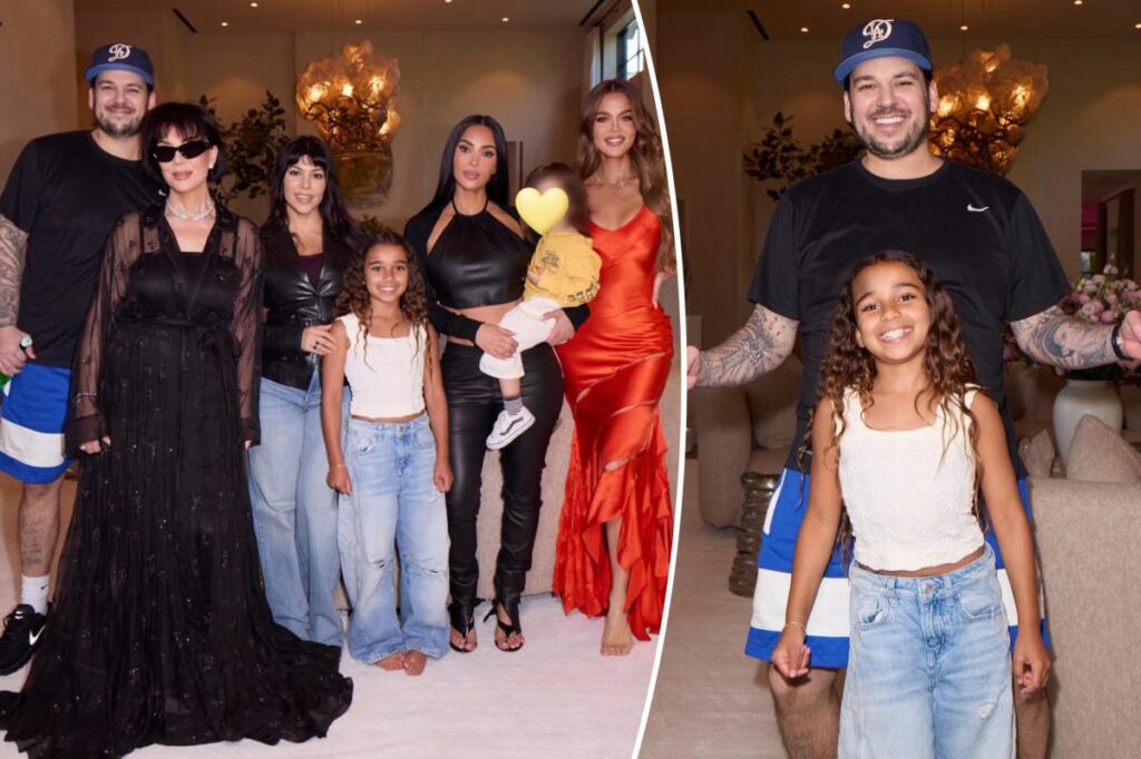 Rob Kardashian is all smiles in rare pics celebrating Khloé’s birthday