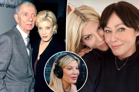 Tori Spelling cried more over Shannen Doherty’s death than dad Aaron’s passing