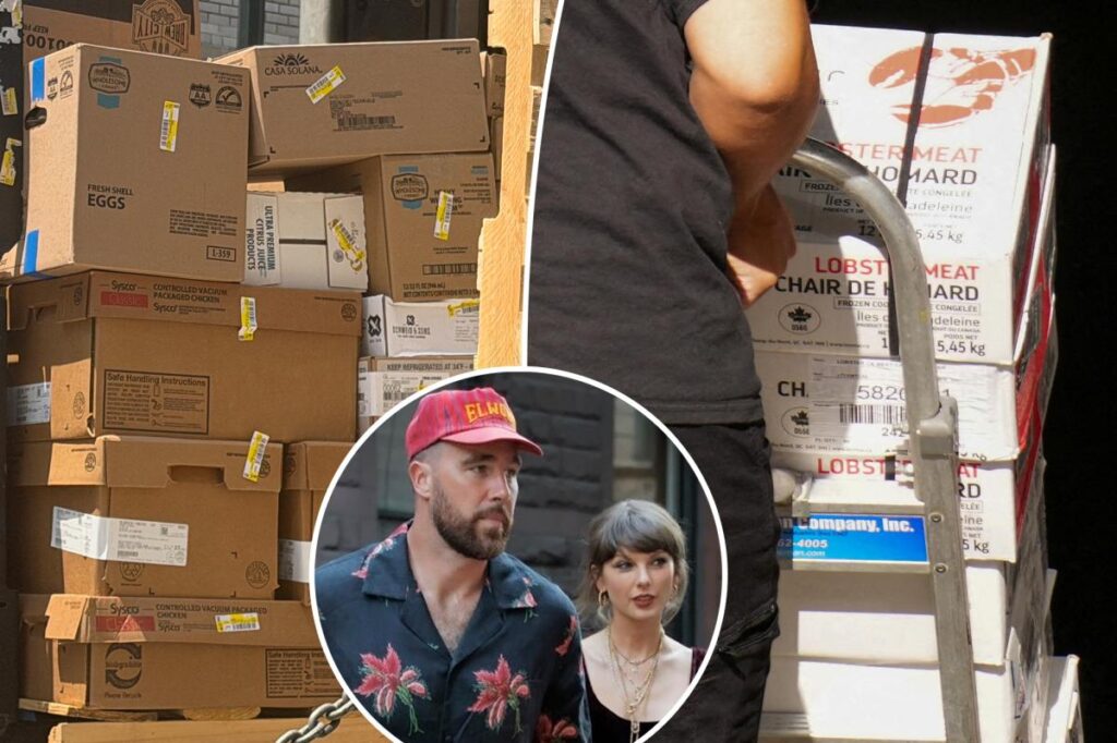Taylor Swift and Travis Kelce’s wedding menu uncovered as lobster, chicken, French fries and more are delivered to MSG