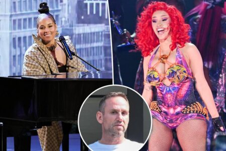 Alicia Keys, Cardi B perform for star-stacked crowd at Michael Rubin’s famed White Party