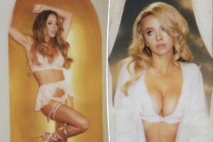 Sydney Sweeney celebrates her ‘rack’ in a series of lingerie looks