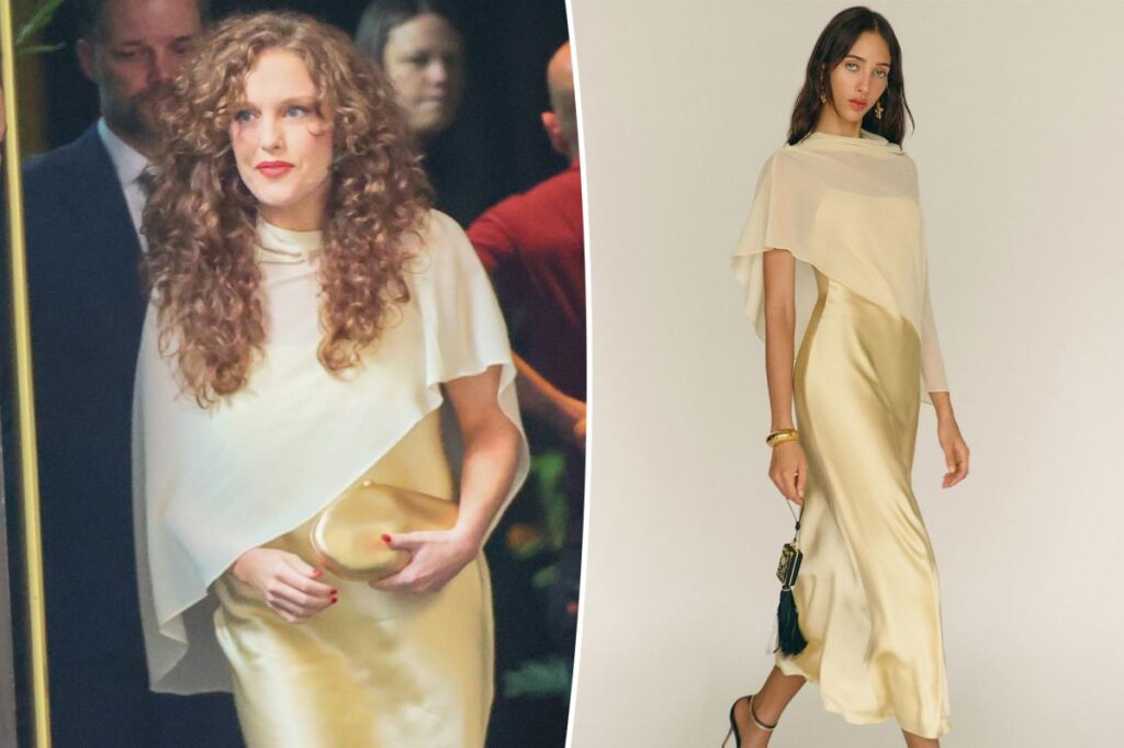 Abigail Anderson wore one of BFF Taylor Swift’s favorite fashion brands for her wedding rehearsal dinner