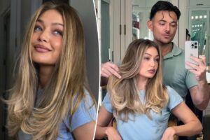 Gigi Hadid shows off new haircut for Taylor Swift and Travis Kelce’s wedding