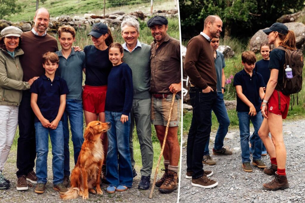 Kate Middleton shows off new photos posing with her kids — including a surprisingly tall Prince George