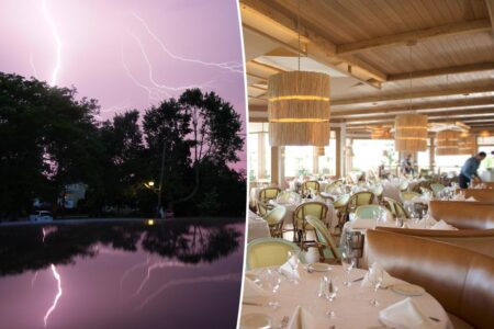 Le Bilboquet denies entry out East during horrid storm that left trees falling at Calissa