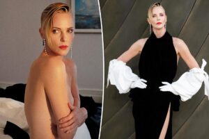 Charlize Theron wears nothing but diamonds in steamy snap ahead of ‘The Odyssey’ premiere