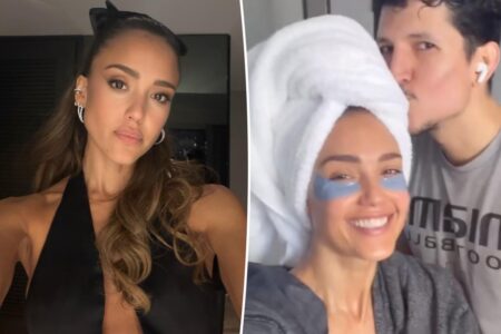 Jessica Alba used 111Skin eye patches for Taylor Swift’s wedding