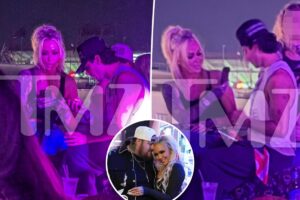 Bunnie Xo hangs out with Dylan Wolf after makeout at Jelly Roll’s bar
