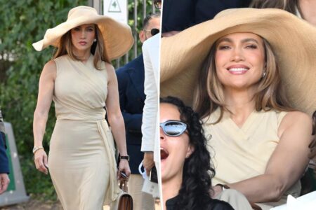 Jennifer Lopez breaks Wimbledon 2026 dress code with huge hat