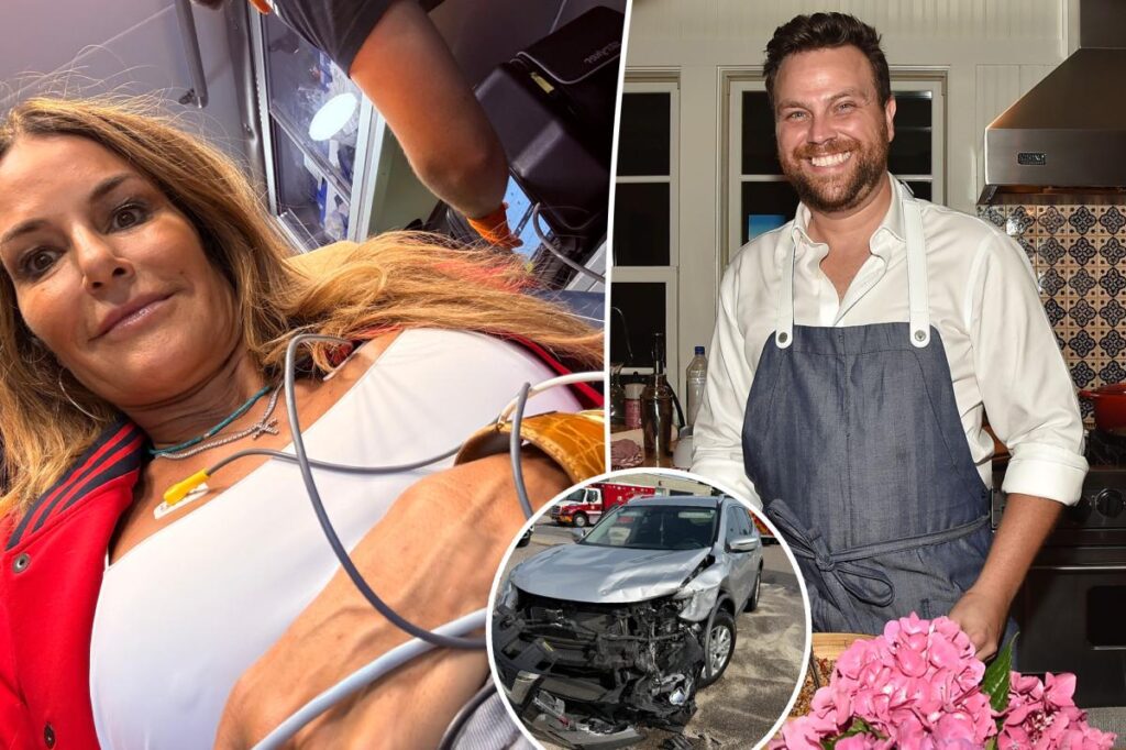 Kelly Bensimon ‘lucky to be alive’ after car crash in Uber