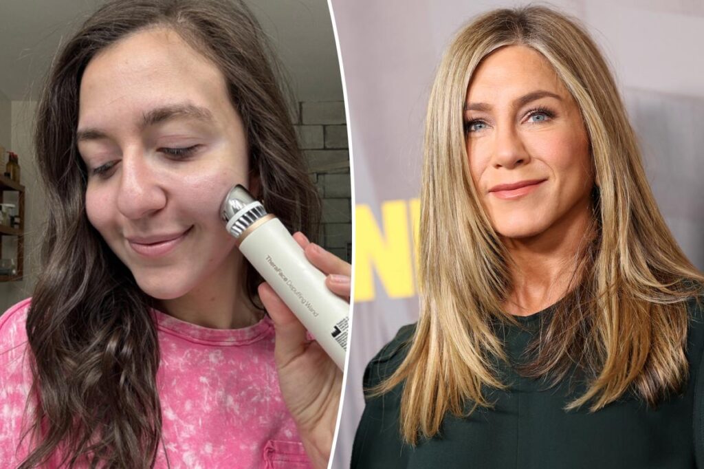 Jennifer Aniston’s Therabody depuffing wand is $50 off at Nordstrom’s Anniversary Sale