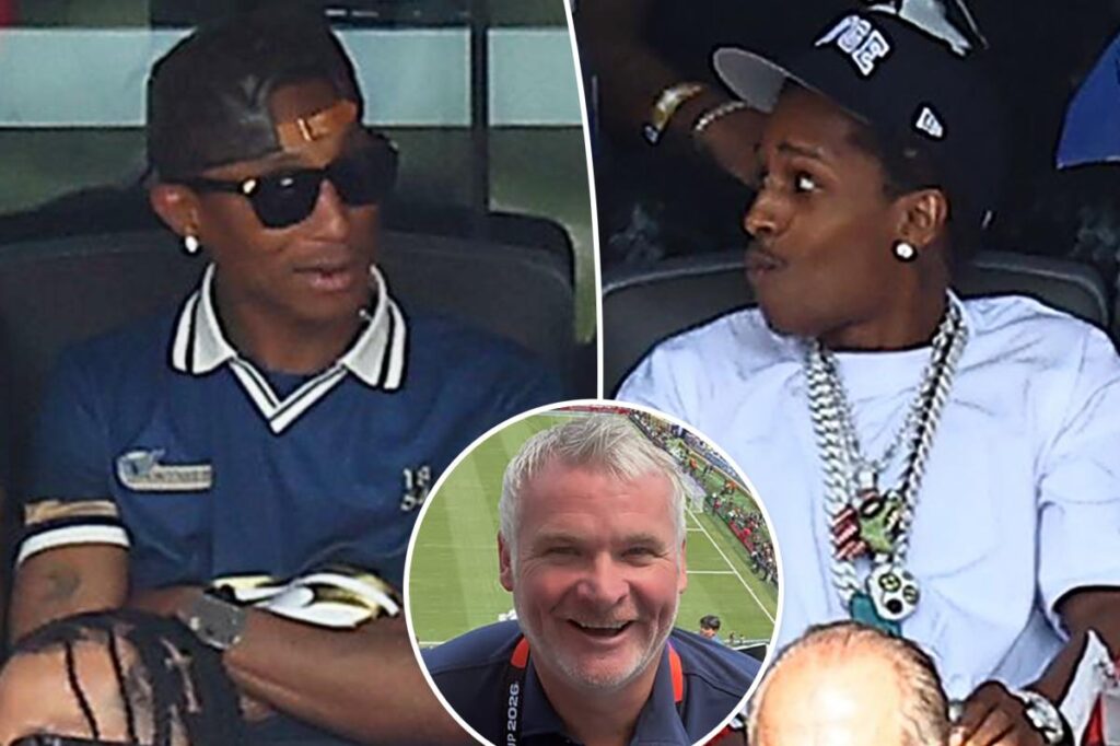 BBC commentator confuses Pharrell with A$AP Rocky at World Cup Final 2026