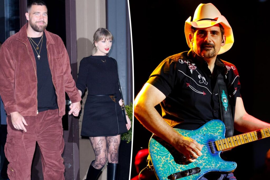 Brad Paisley vehemently defends Taylor Swift and Travis Kelce’s MSG wedding