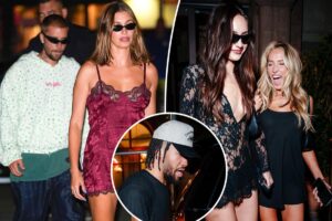 Justin Bieber’s exclusive World Cup after-party turns into shirtless sing-along with Jalen Brunson, Alix Earle and more