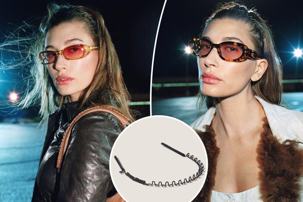 Hailey Bieber’s zig-zag Miu Miu headband will cost you $525