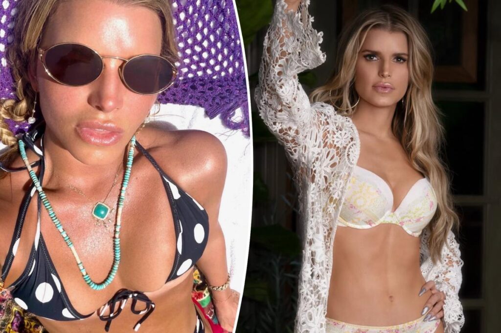 Jessica Simpson celebrated her 46th birthday with a bikini-clad Instagram selfie