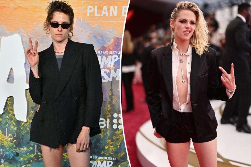 Kristen Stewart wears short shorts at ‘Teenage Sex and Death at Camp Miasma’ premiere