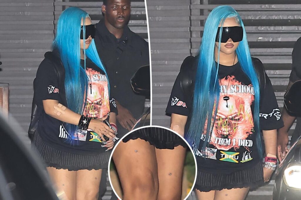 North West, 13, adds to her collection of piercings with faux thigh studs