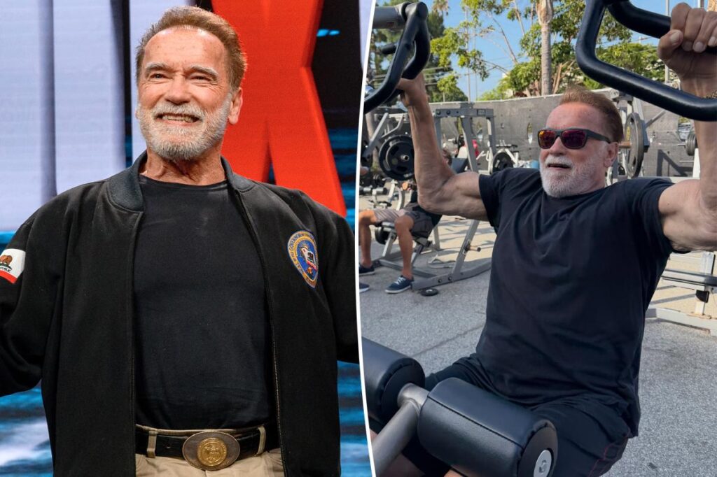 Arnold Schwarzenegger celebrates birthday by showing off fit physique