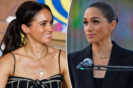 Meghan Markle wears Ariel Gordon’s under-$400 gold earrings on repeat