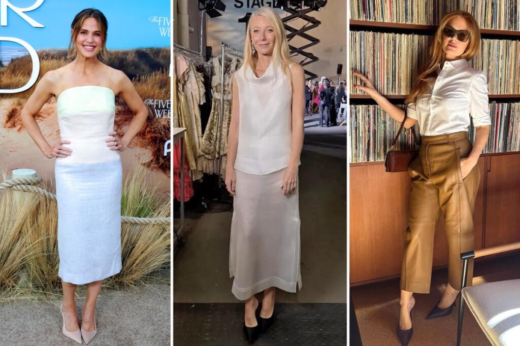 These curved Larroudé heels are a hit with celebrities