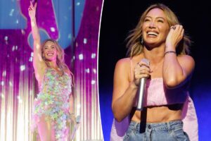 Hilary Duff uses Tinge Tint body makeup on her ‘Lucky Me’ tour