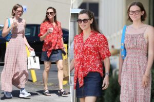 Jennifer Garner and daughter Violet Affleck step out for lunch