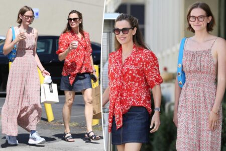 Jennifer Garner and daughter Violet Affleck step out for lunch