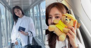 Yuri from Girls’ Generation in Singapore, poses with SIA’s new Garden City plushie , Entertainment News