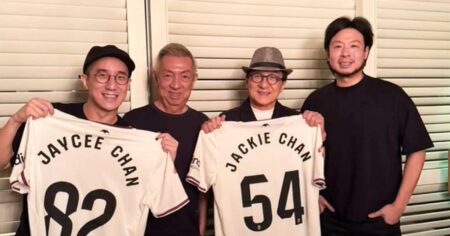 Jaycee Chan appears with dad Jackie in Singapore, Entertainment News