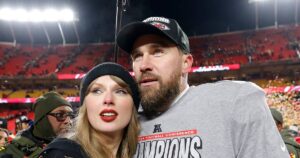 Travis Kelce Reacts to Fake AI Photo of Taylor Swift Wedding Ahead of Reported MSG Nuptials