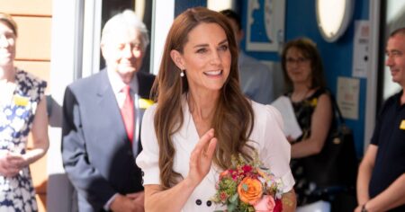Kate Middleton’s Latest White Midi Dress Is Convincing Me to Skip Bright Summer Prints