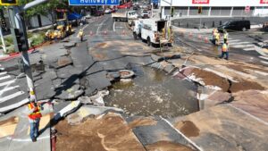 West Hollywood Flooding Forces Road Closures, Business Shutdowns Around Sunset Strip