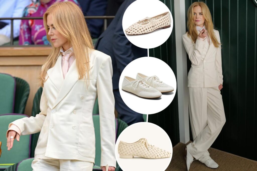Nicole Kidman’s woven Wimbledon flats are over $1,000, but we found similar styles starting at $50