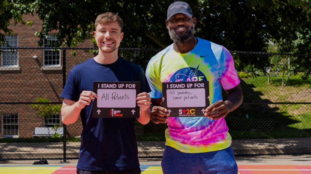MrBeast’s Newest Battle: Granting Wishes for Kids Battling Cancer (With Assist From LeBron James)