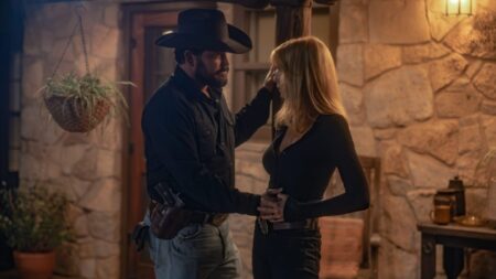 Kelly Reilly, Cole Hauser on Carter, Taylor Sheridan