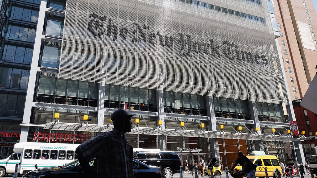 New York Times Countersues U.S. Over Claim It Discriminated Against White Male Employee