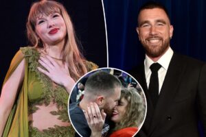 What ‘nervous’ Travis Kelce promised Taylor Swift at altar that made bride cry: report
